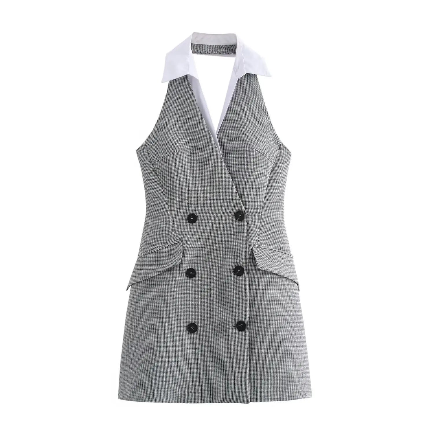 Sexy Mini Kitty Grey Dress - NOYA™