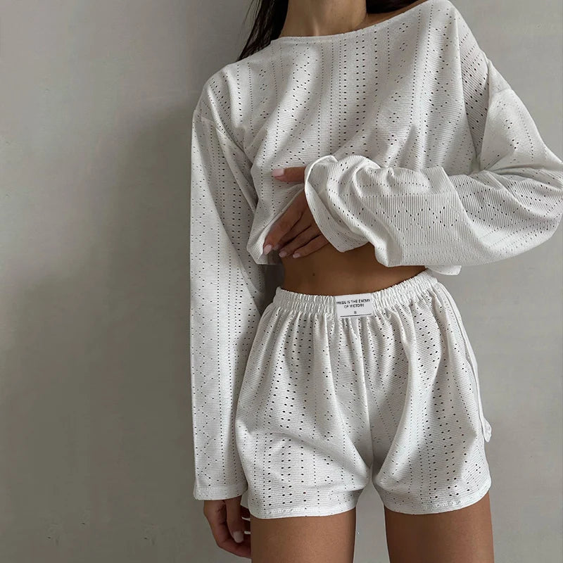 SOFTCORE – סט בייסיק אוורירי בגוון מרווה